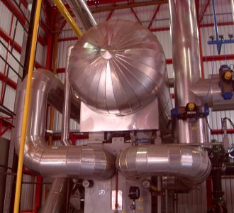 Ampliacao das areas de utilidades sala de processos e tanques  - Isolamento térmico